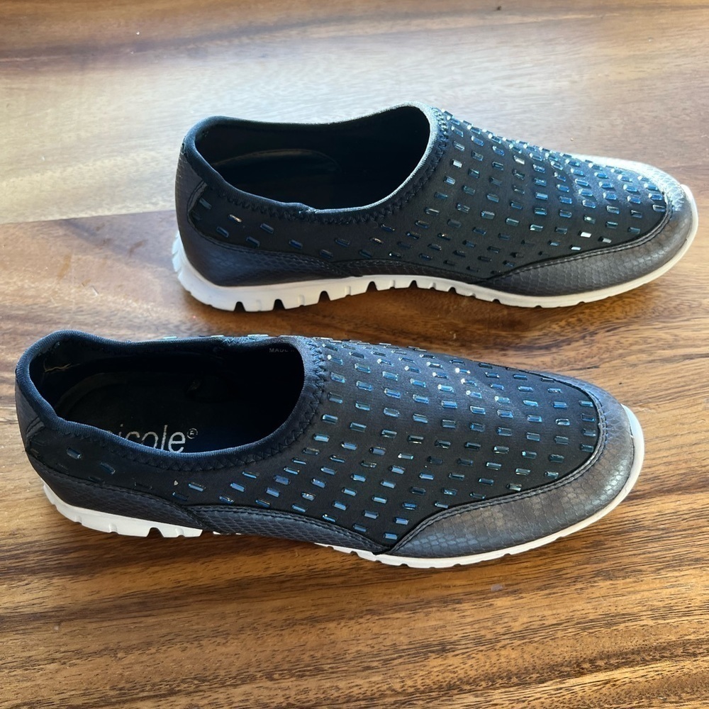 Nicole Shoes - Blue Slip-On - Size 10